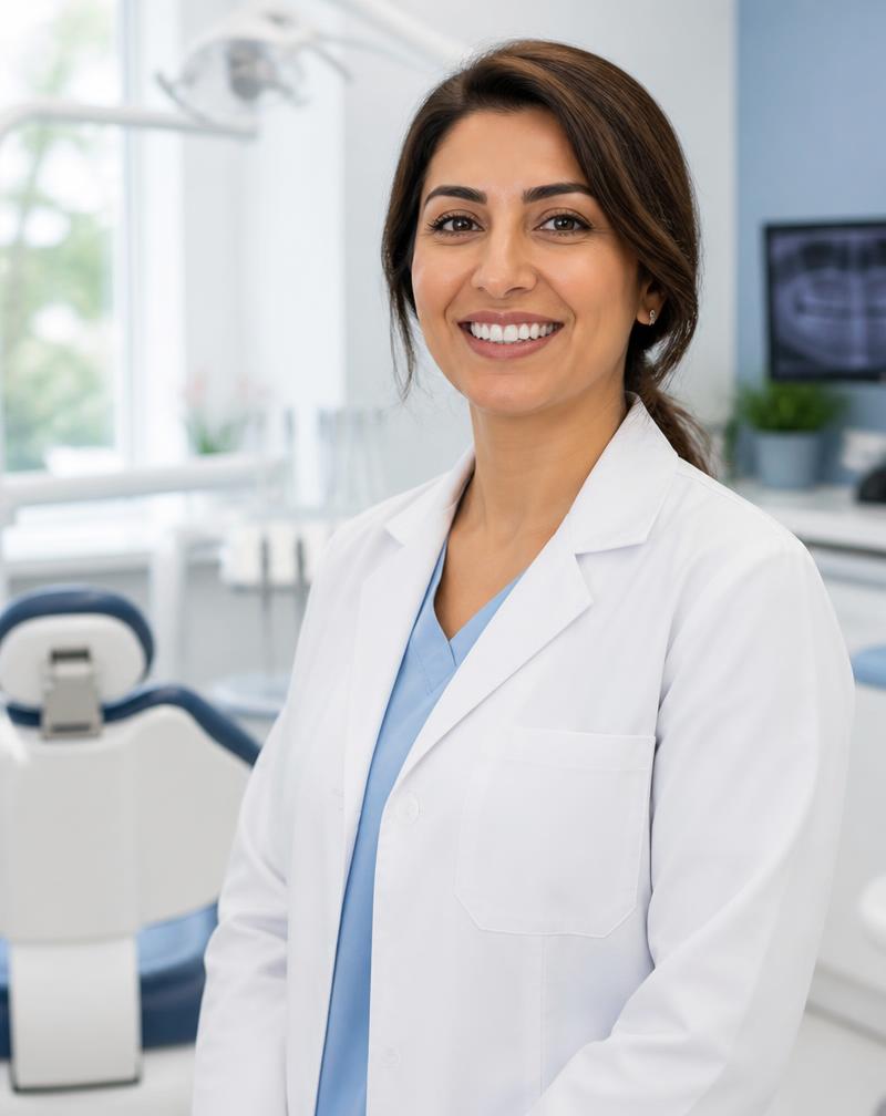 Dr. Layla Hassan, Cosmetic Dentist & Clinic Director at Net Dental Clinic Al Karama