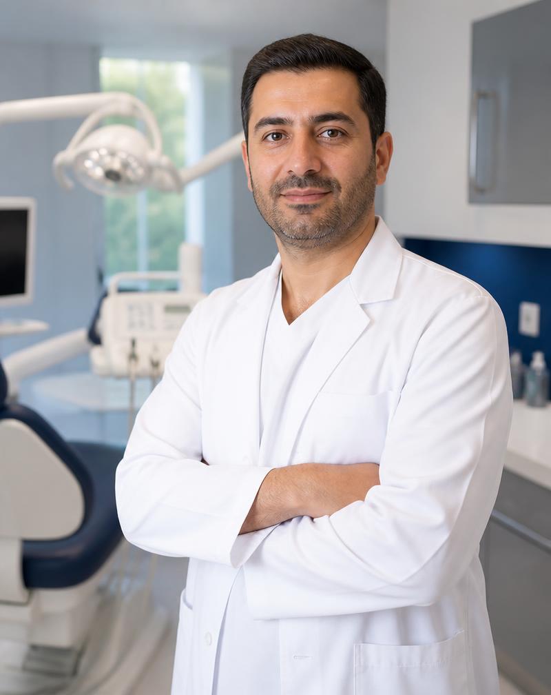 Dr. Omar Khalid, Endodontist & Implantologist at Net Dental Clinic Al Karama